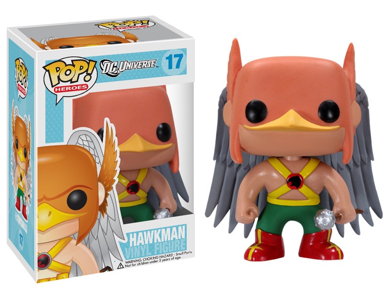 Funko Pop Hawkman con error de impresión Funko Pop Hawkman con error de impresión