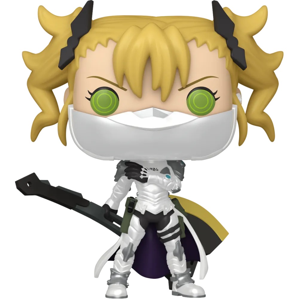 Funko Pop Kikoru Shinomiya 2624 chase glow in the dark fuera de caja con armadura oscura, fondo blanco Funko Pop Kikoru Shinomiya 2624 chase glow in the dark fuera de caja con armadura oscura, fondo blanco